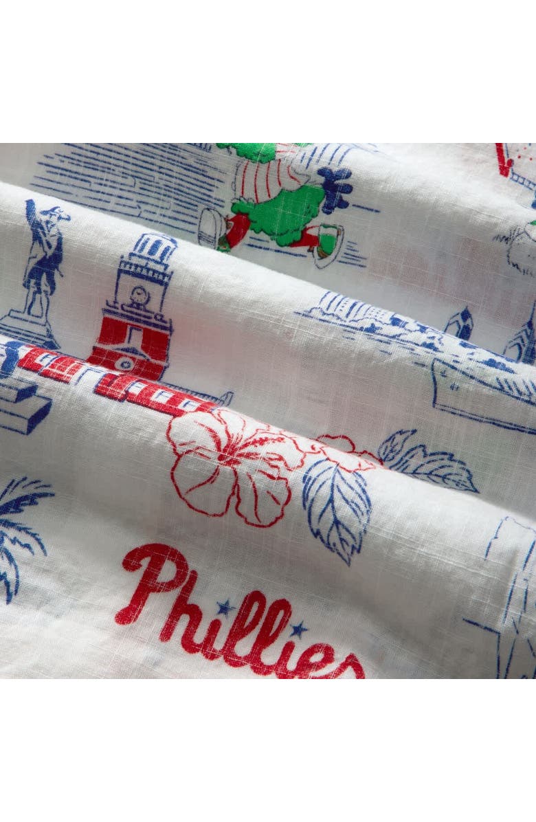 Reyn Spooner Men's Reyn Spooner  White Philadelphia Phillies Scenic Tri-Blend Button-Down Shirt, Alternate, color, White