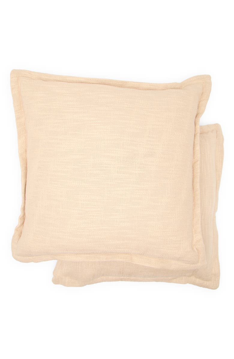 Lucky Brand Marlowe Set of 2 Accent Pillows, Main, color, Linen