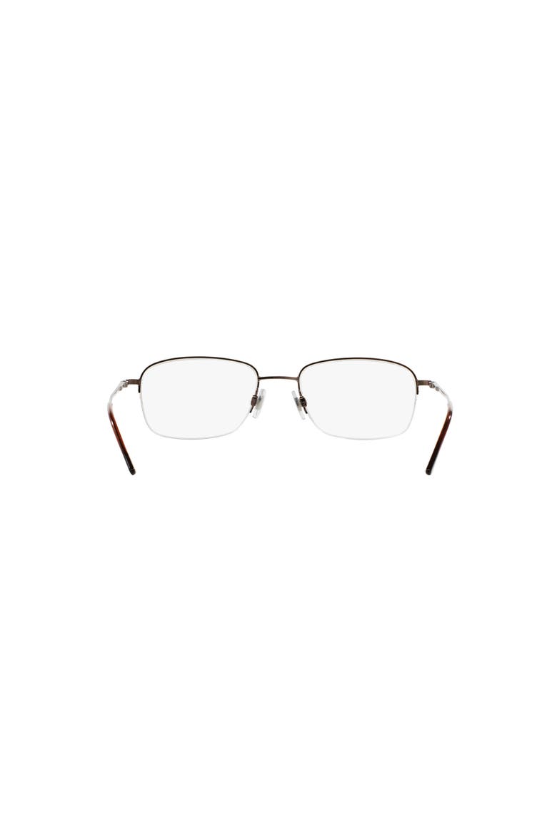 53mm Square optical glasses, Alternate, color, Brown