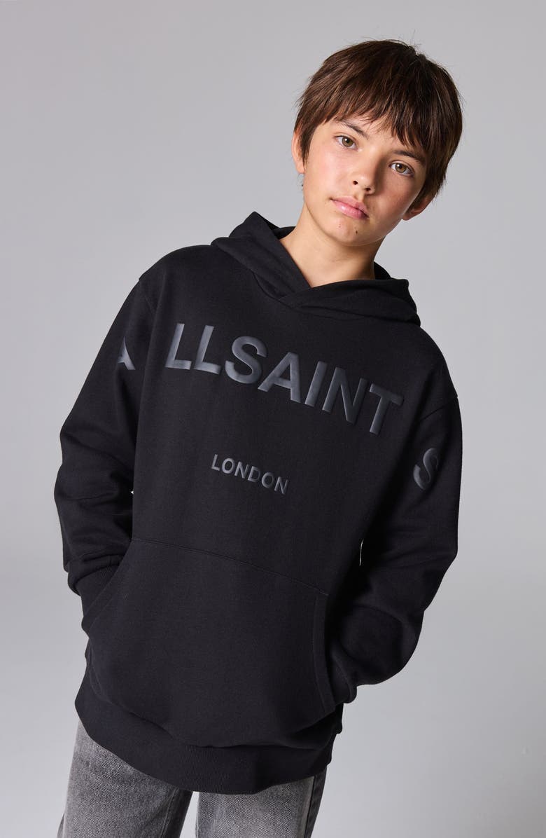 smALLSAINTS by ALLSAINTS Kids' Oversize Logo Graphic Hoodie, Main, color, 