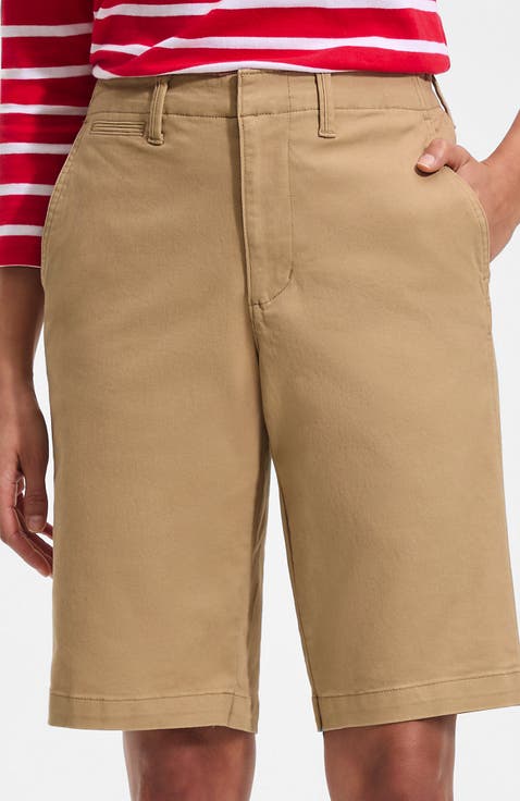 Elastic Back Classic 12" Chino Shorts