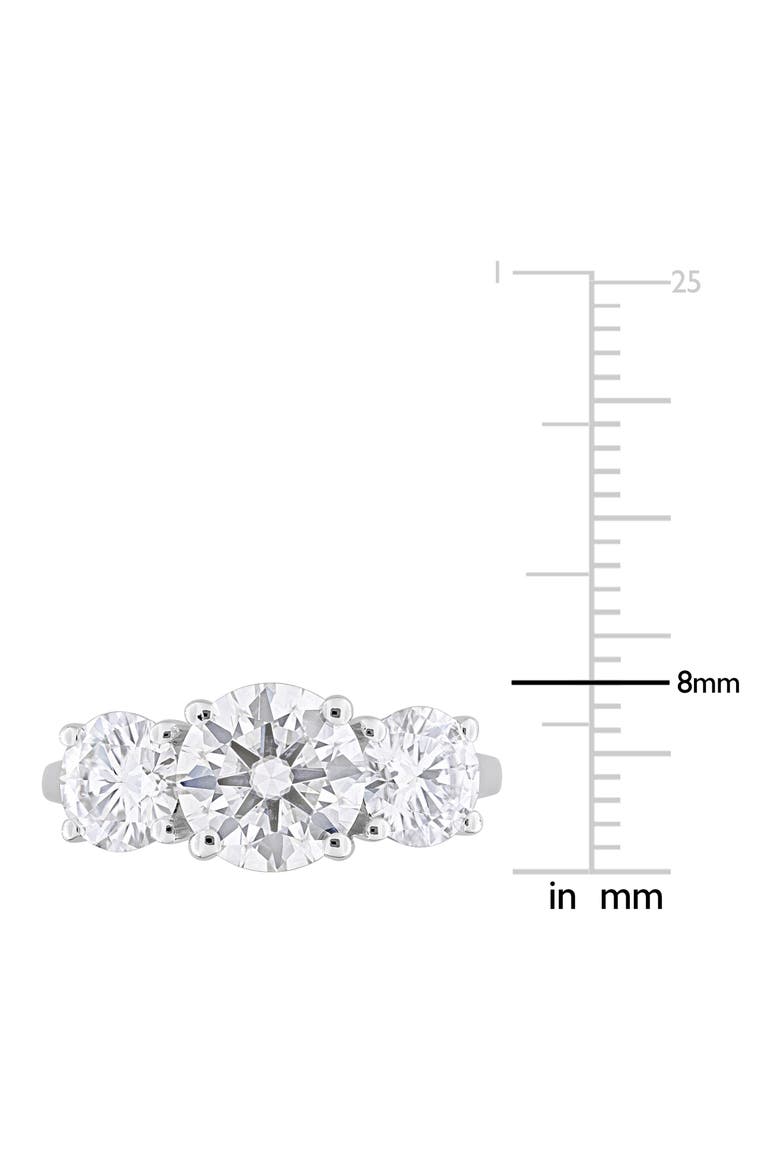 Dew Created Moissanite Ring, Alternate, color, SILVER