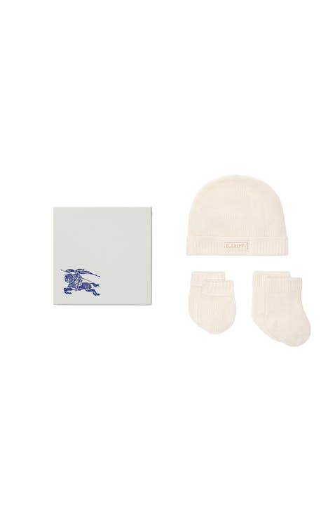 Check Cashmere Two-piece Set