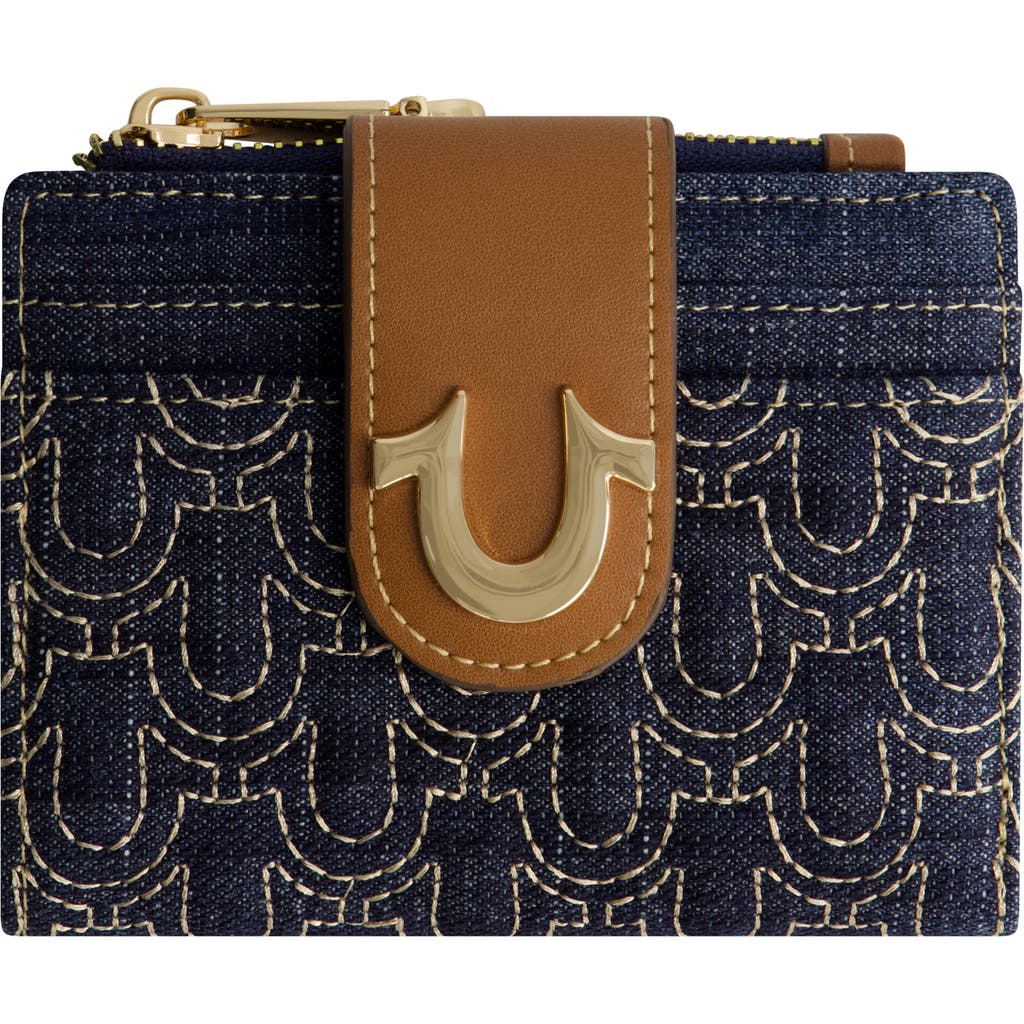 TRUE RELIGION TRUE RELIGION QUILTED HORSESHOE SMALL WALLET
