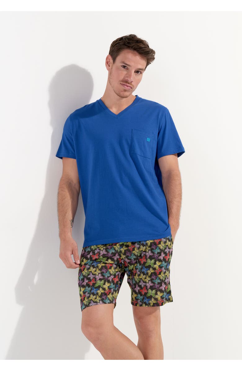 HOM Butterfly Short Sleepwear, Alternate, color, Multico Print