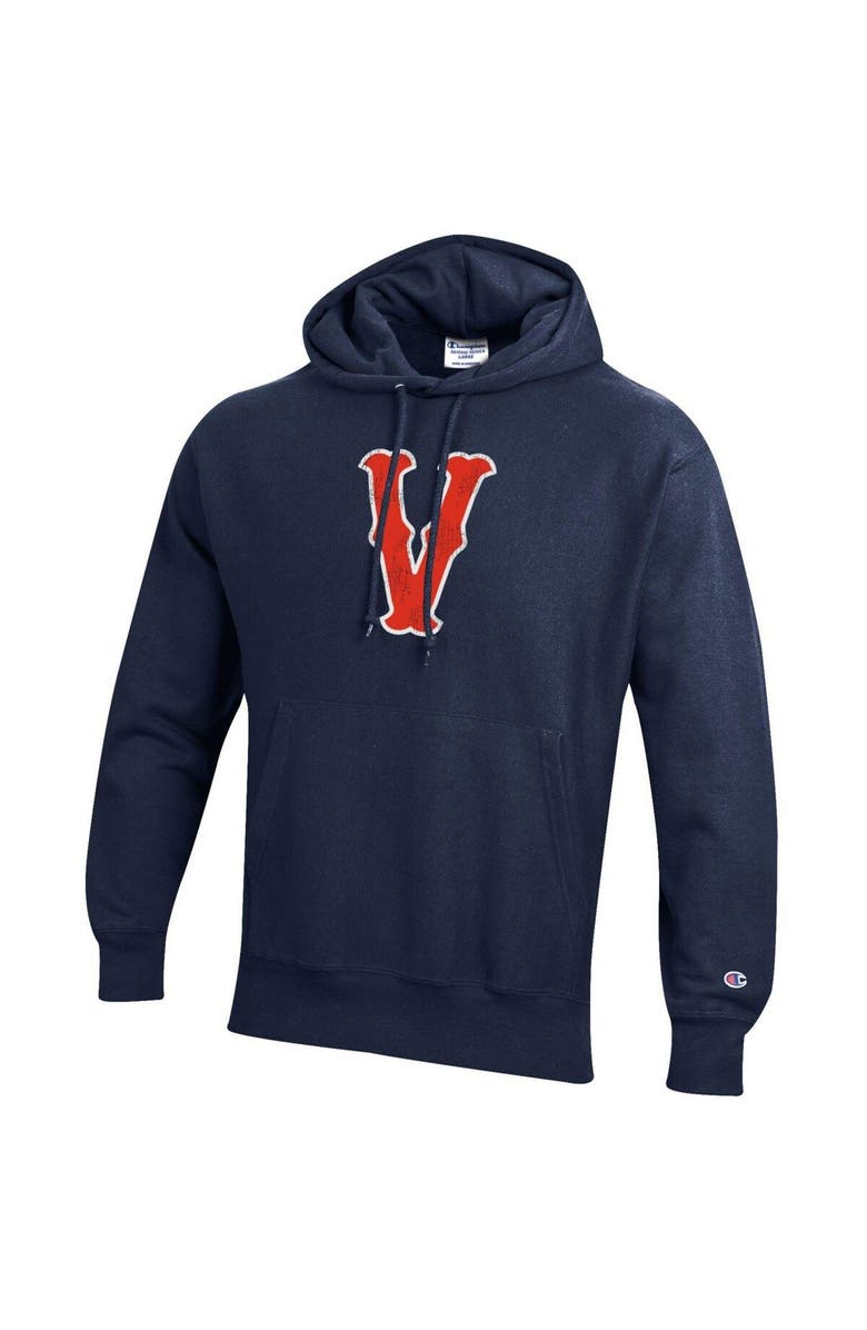 Champion Men's Champion Navy Virginia Cavaliers Vintage Vault Logo Reverse Weave Pullover Hoodie, Alternate, color, 