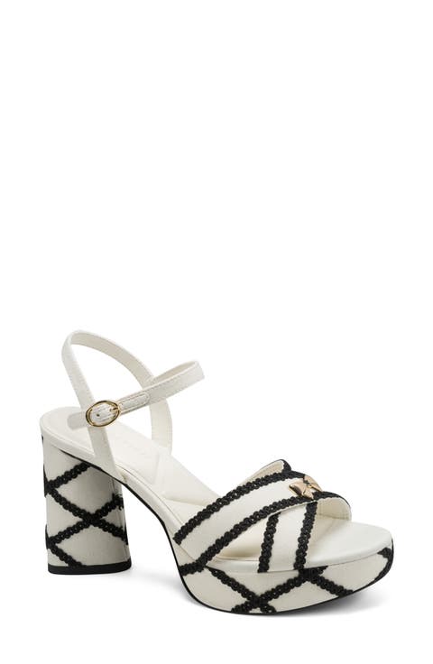 Hickory Stitch Platform Sandal (Women)