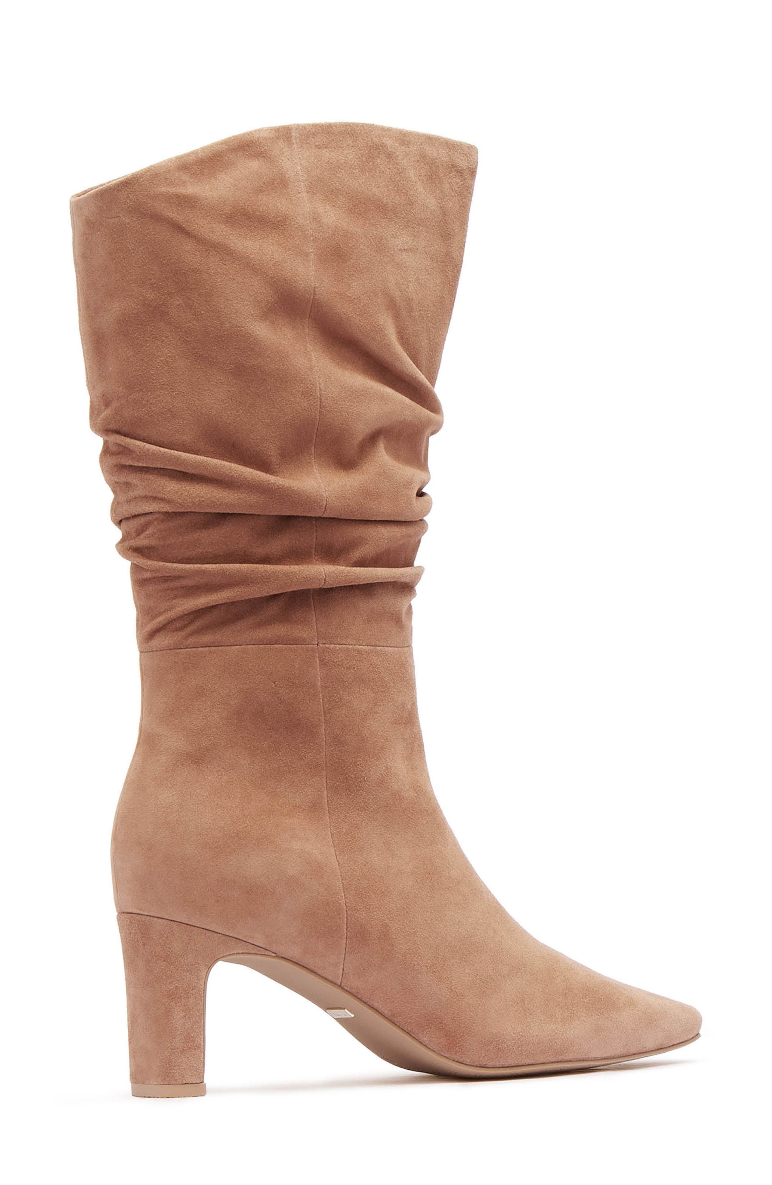 Clarkson Knee High Boot, Alternate, color, CLAY SUEDE