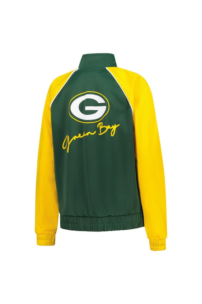 Women's G-III 4Her by Carl Banks Green Green Bay Packers Replay Full-Zip Track Jacket, Alternate, color, Green
