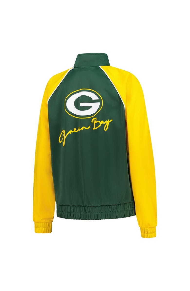 G-III 4HER BY CARL BANKS Women's G-III 4Her by Carl Banks Green Green Bay Packers Replay Full-Zip Track Jacket, Alternate, color, Green