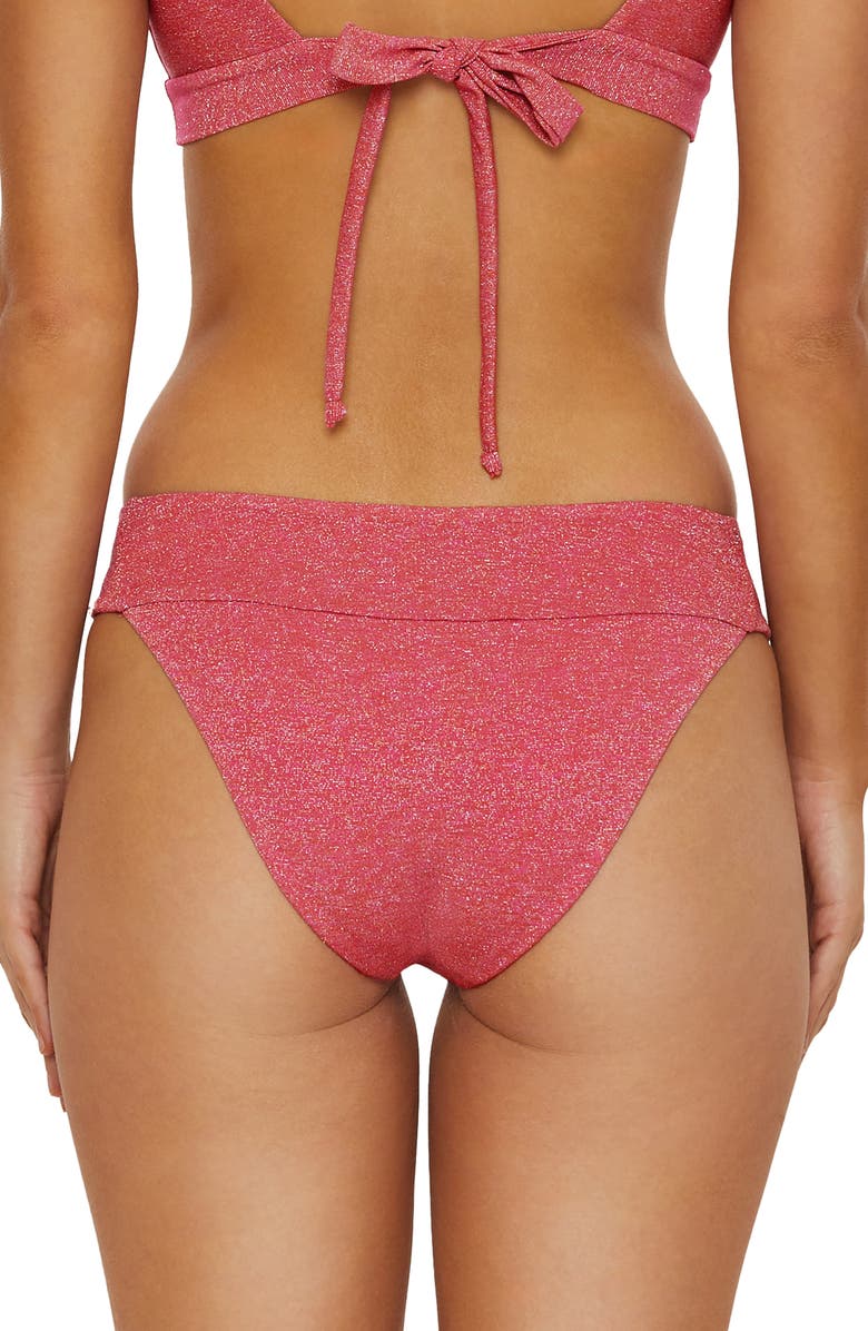 Isabella Rose Marseille Metallic Swim Bottoms, Alternate, color, 