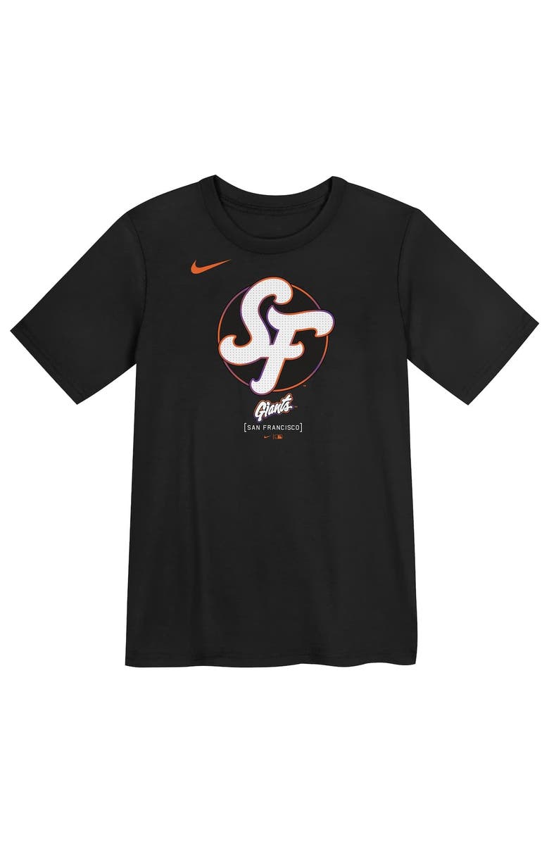 Nike Preschool Nike Black San Francisco Giants 2025 City Connect Logo T-Shirt, Alternate, color, Black