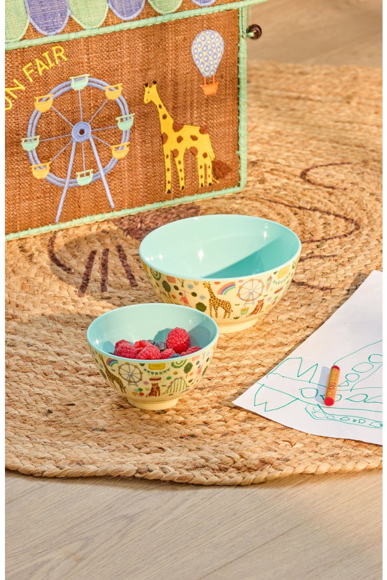 Melamine Bowl Fun Fair Sm, Alternate, color, Mint