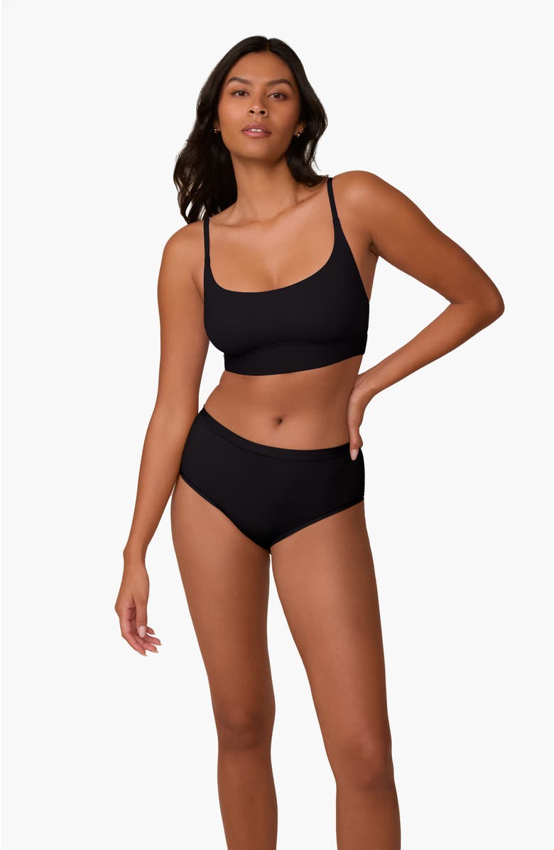 Harper Wilde Bliss Scoop Bralette, Alternate, color, Black