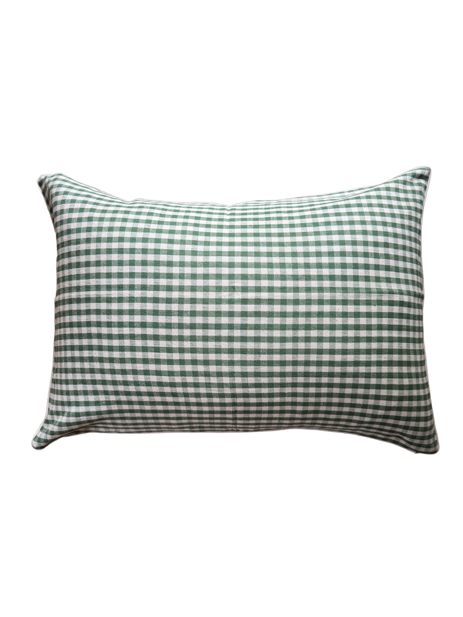 KD Weave Gingham Pillow Cover - Cover Only in Olive - 26 X 26 