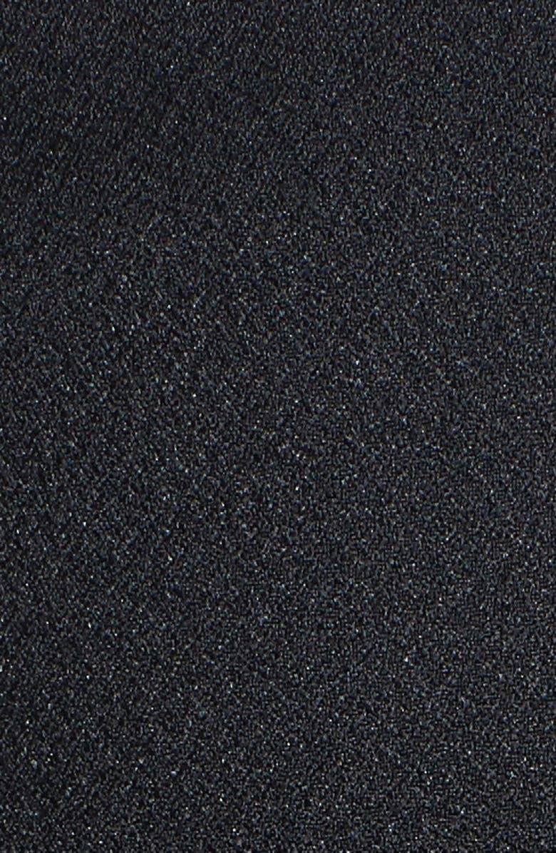 All in Favor Lace Trim Pleated Skater Dress, Alternate, color, 