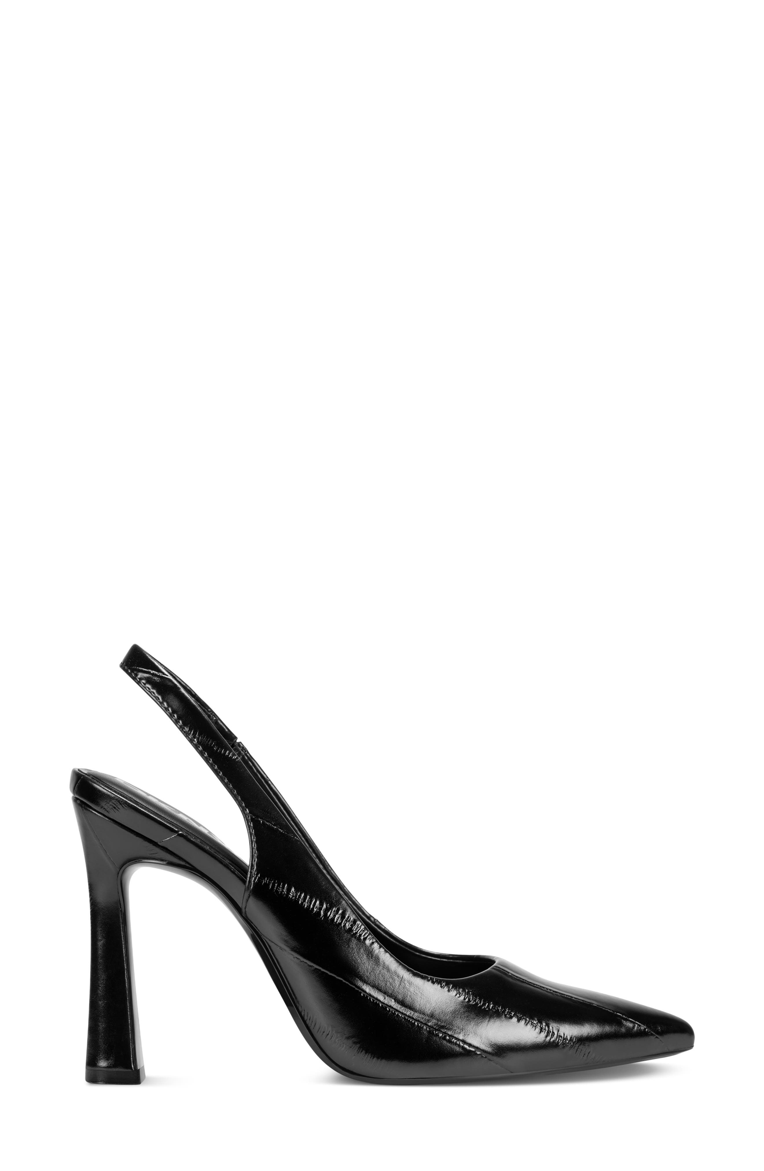 DKNY Caytina Slingback Pointed Toe Pump, Alternate, color, Black