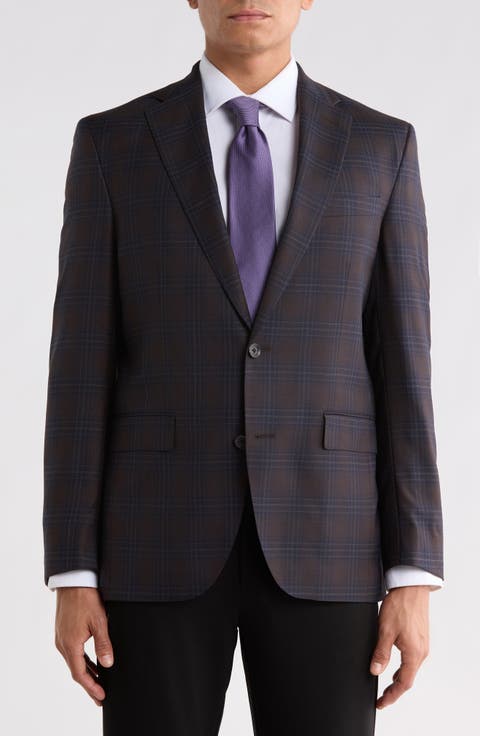 Elex Plaid Wool Sport Coat