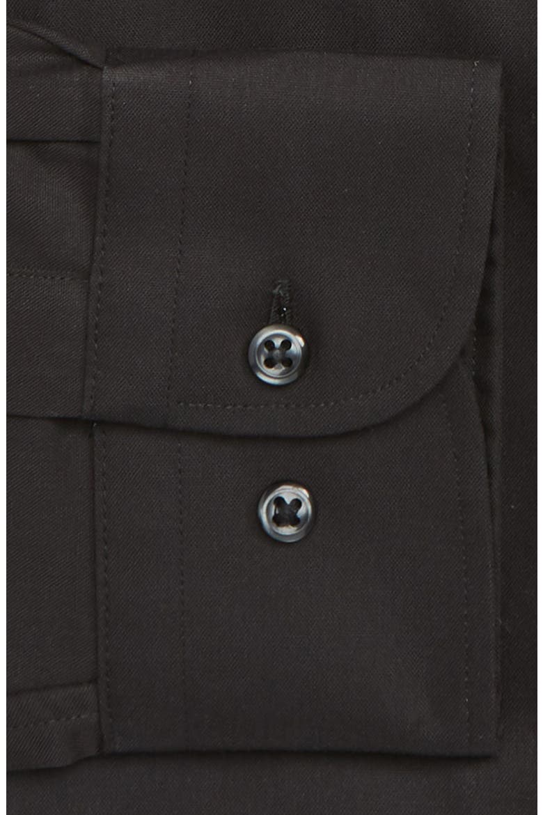 Classic Fit Non-Iron Dress Shirt, Alternate, color, BLACK