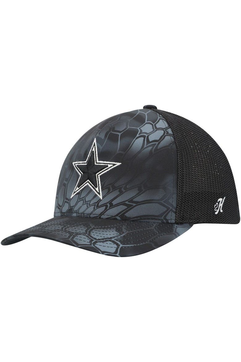 Men's HOOey Camo Dallas Cowboys Reptile Flex Hat, Main, color, Camo