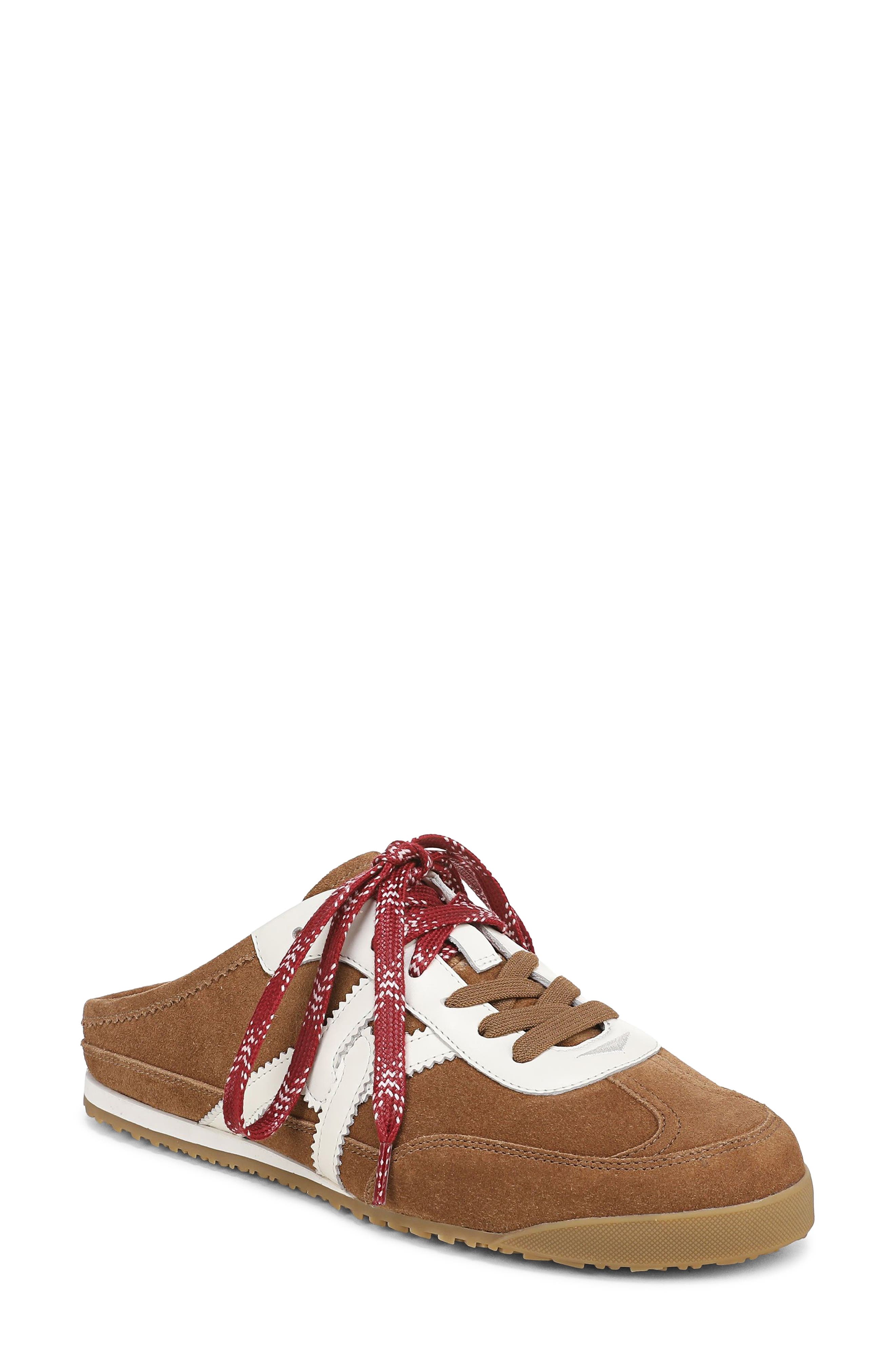 Nicoline Sneaker Mule, Main, color, CHESTNUT MULTI SUEDE