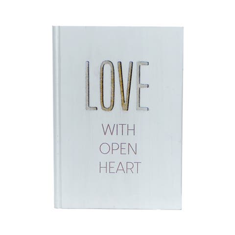 With Open Heart Tabletop Sign
