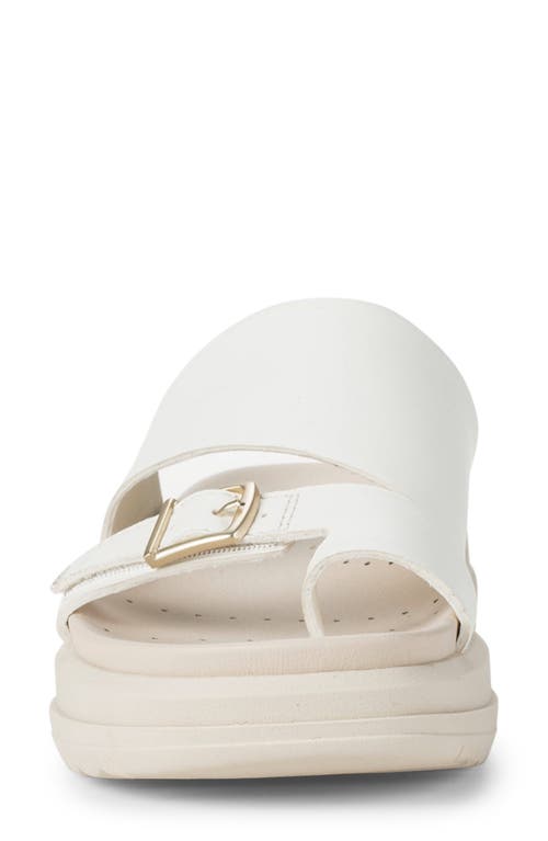 Baretraps Henrika Slide Sandal In Off White Leather