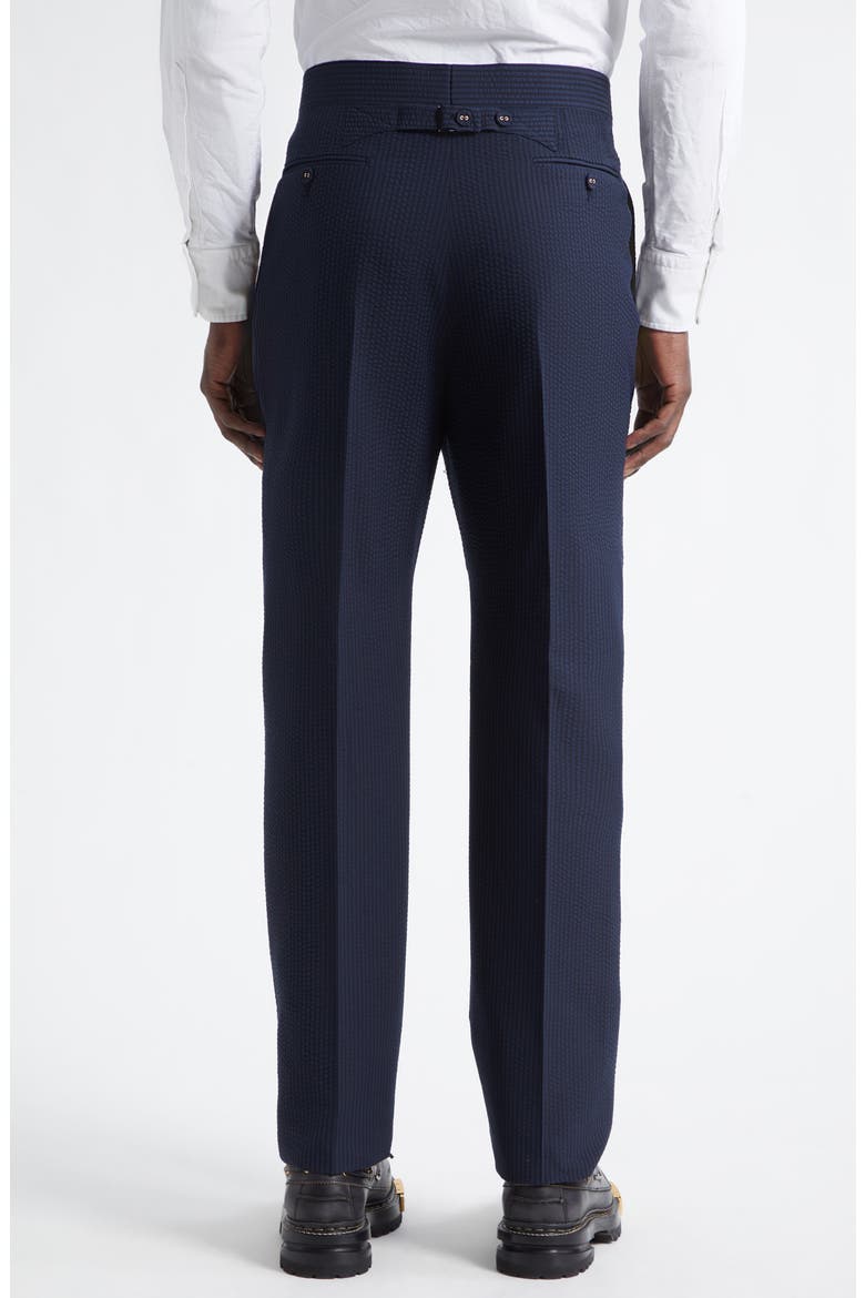 Fit 1 Wool Backstrap Trousers, Alternate, color, NAVY