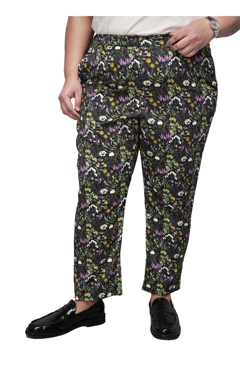 WILDFANG The Empower Slim Crop Pant, Alternate, color, Meadow Navy