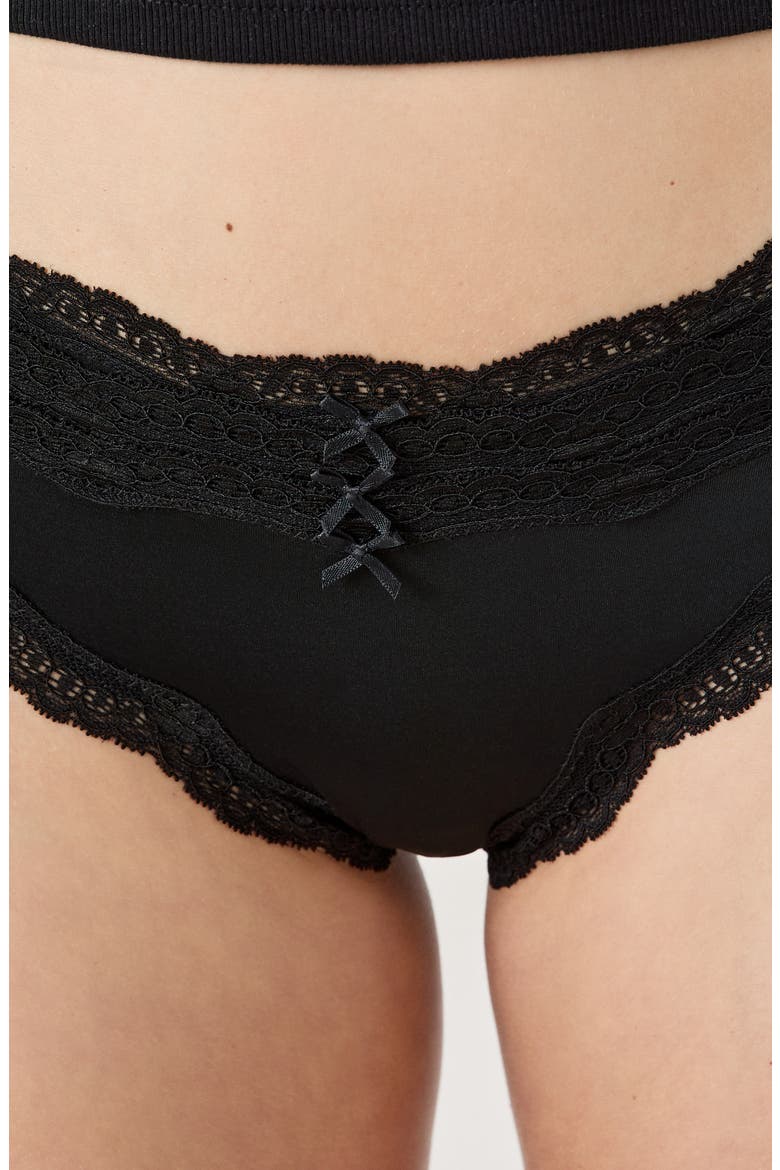 Jim Micro 3-Pack Thongs, Alternate, color, BLACK