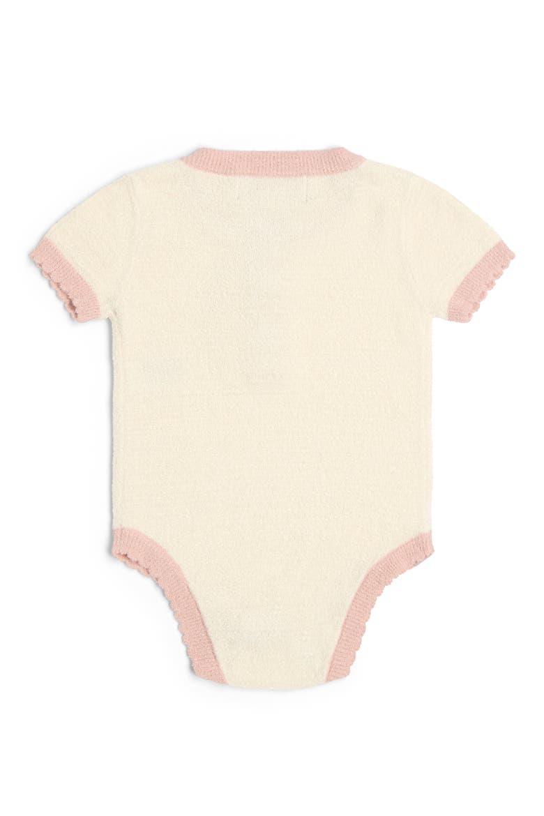 Kids' Scalloped Knit Bodysuit, Alternate, color, CREAM MULTI