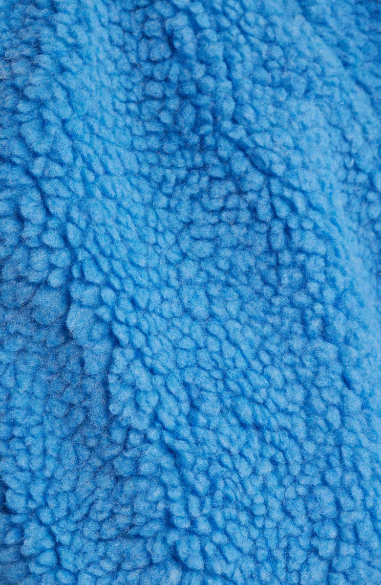 HAPPY CAMP3R Denim Blue Fleece Quarter Snap Pullover, Alternate, color, Denim Blue