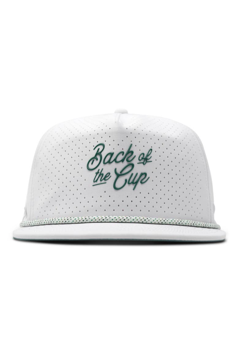 Coronado Links Hydro Performance Snapback Hat, Alternate, color, WHITE/ GREEN