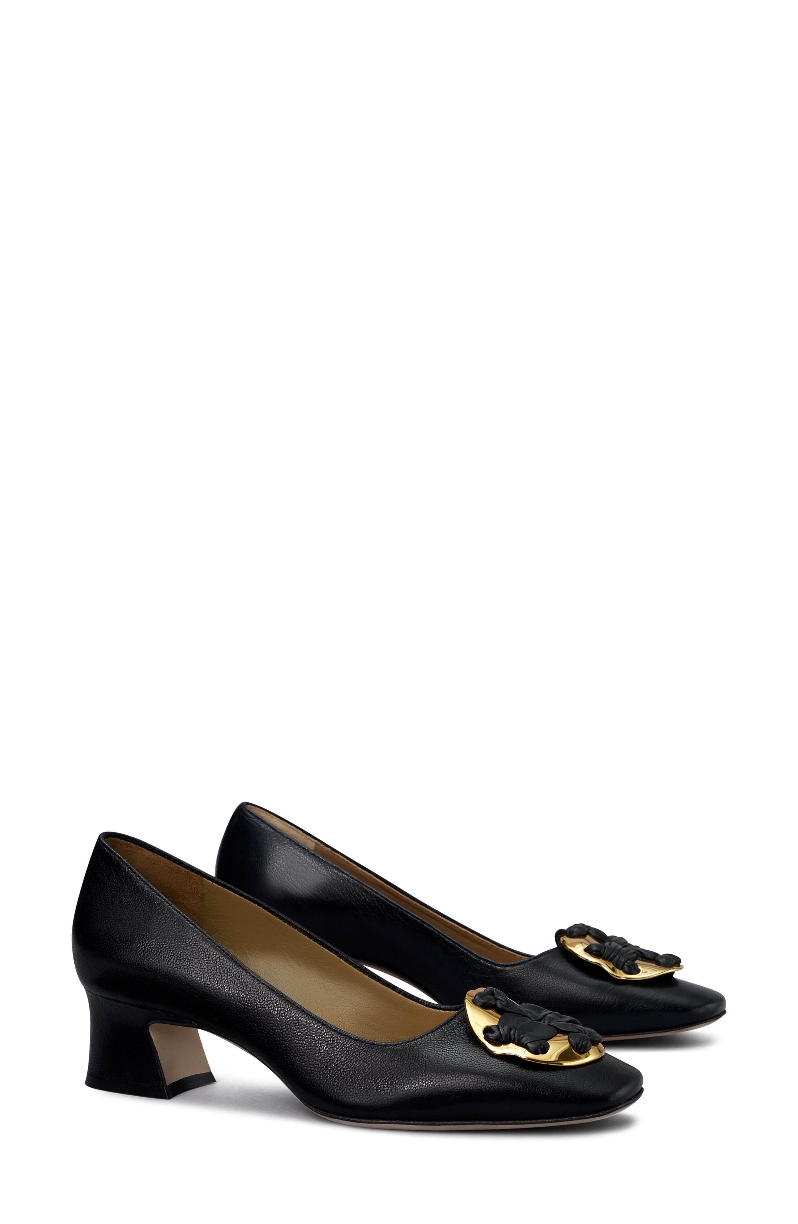 Tory Burch Block Heel Medallion Pump, Main, color, 