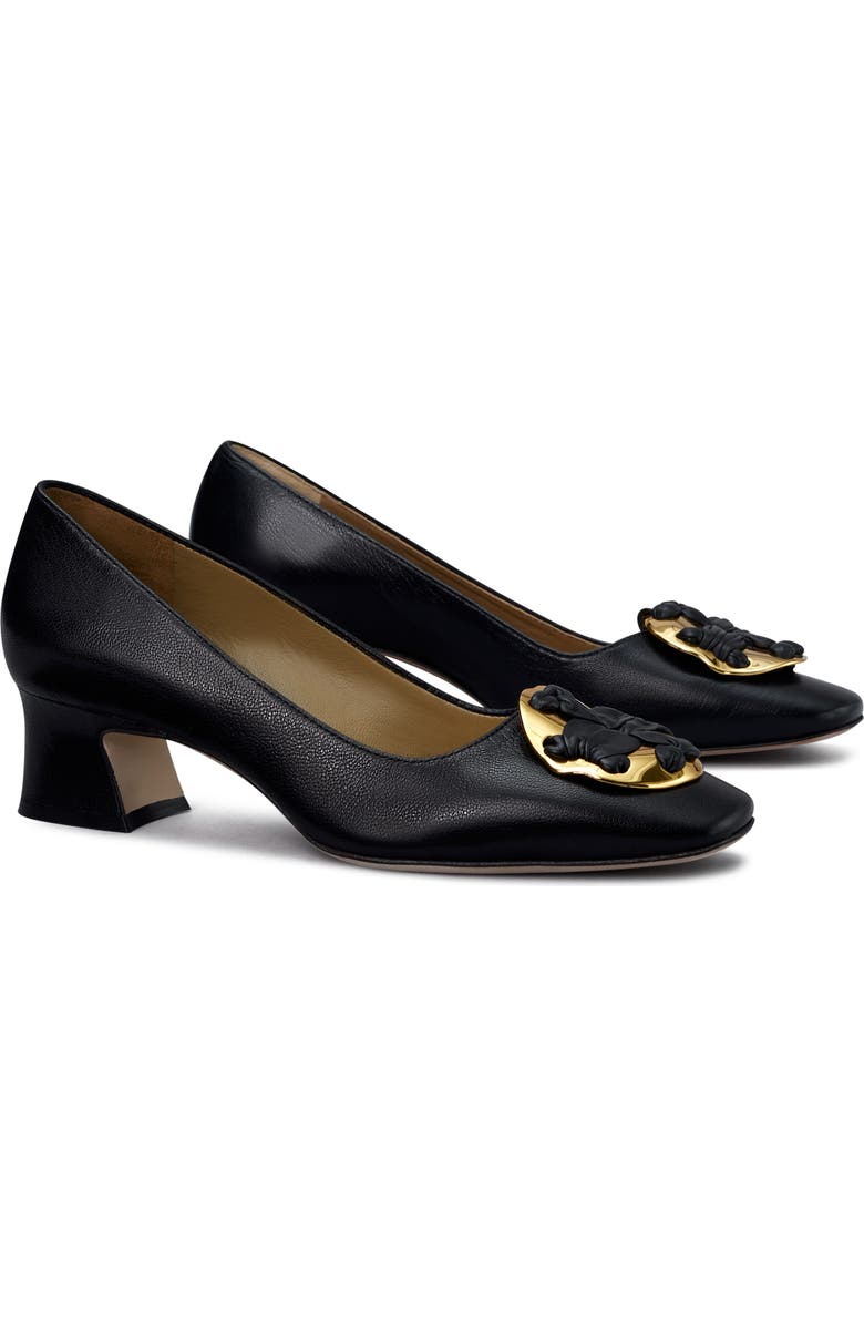 Tory Burch Block Heel Medallion Pump, Main, color,