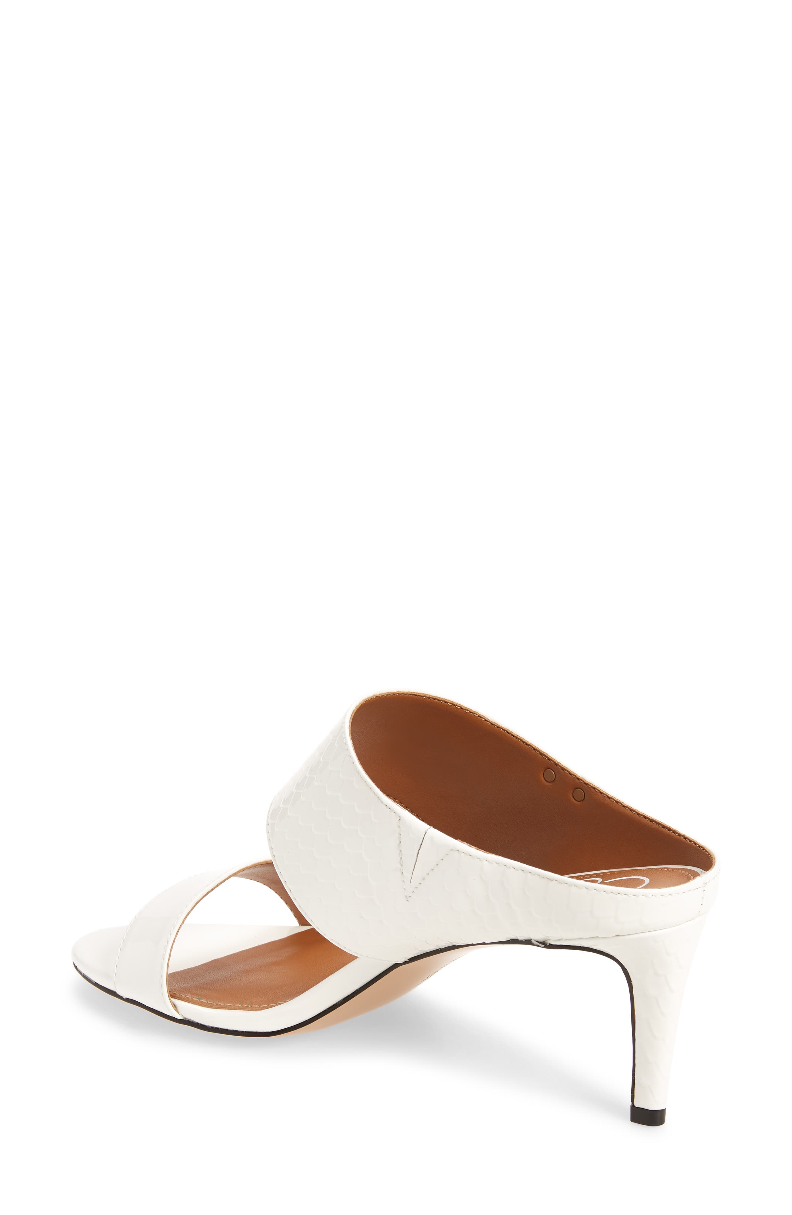 Calvin Klein 
Cecily
 Sandal, Alternate, color, White Patent Leather