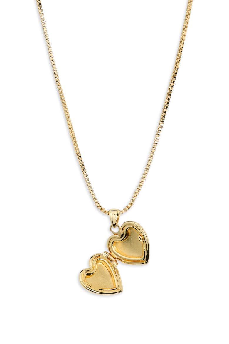 Ornate Locket Necklace, Alternate, color, GOLD
