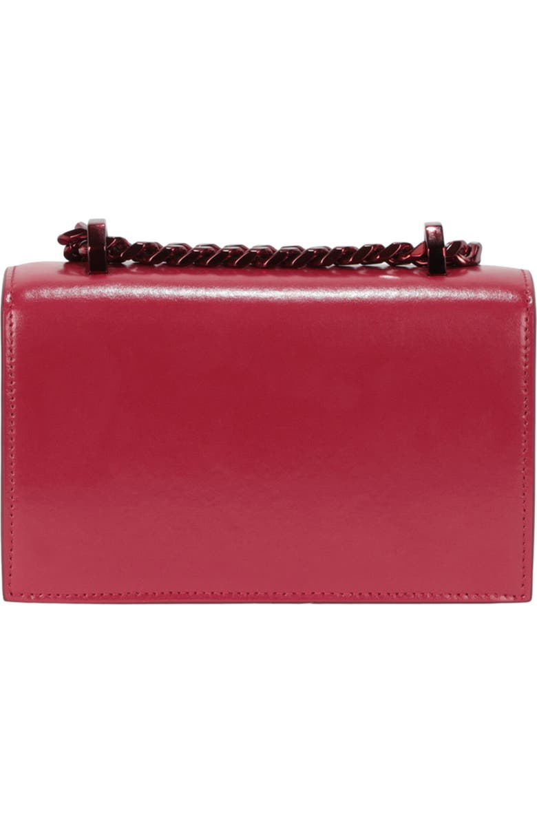 McQueen Mini Jeweled Crossbody Bag, Alternate, color, Red