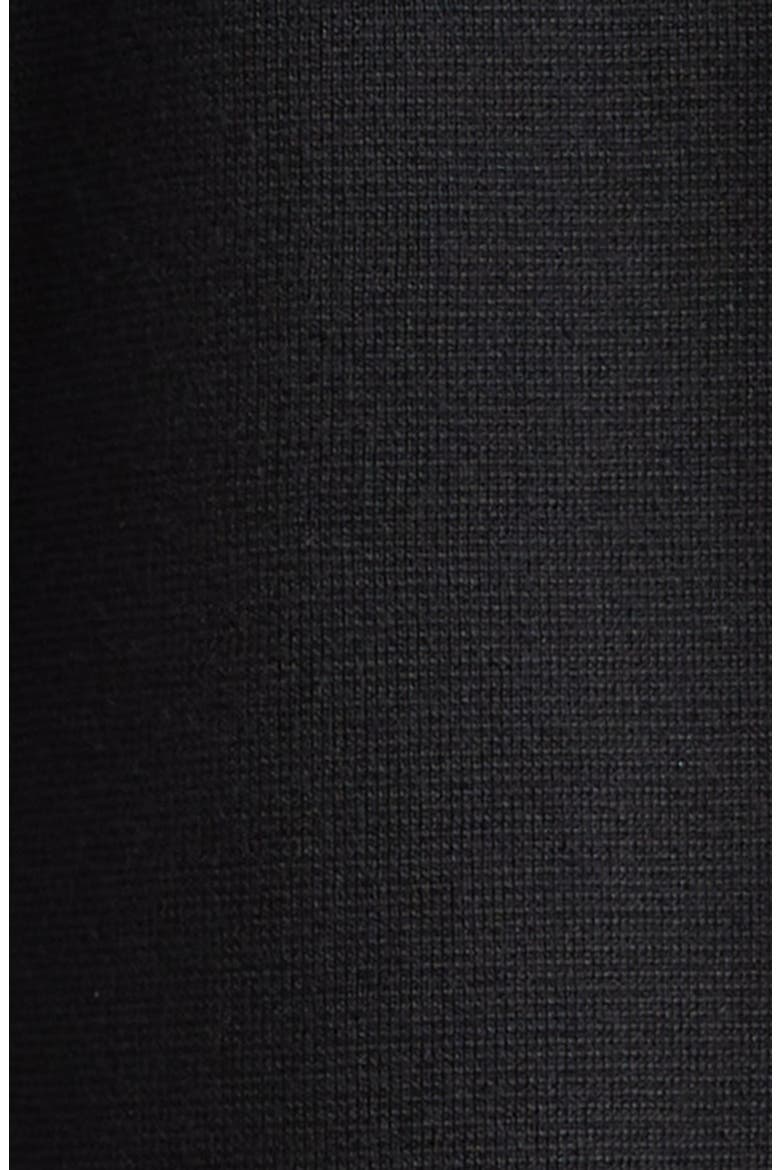 Hybrid Down & Wool Full Zip Hoodie, Alternate, color, BLACK