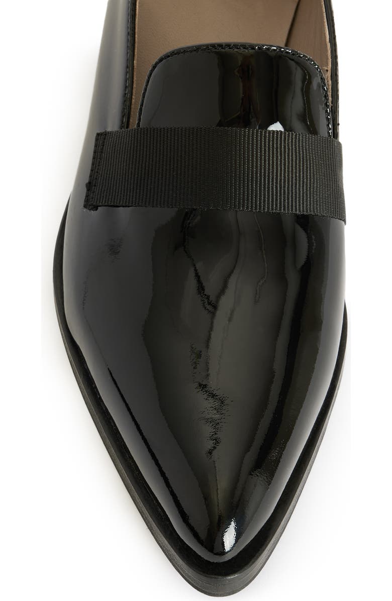 AllSaints Watts Pointed Toe Loafer, Alternate, color, Black