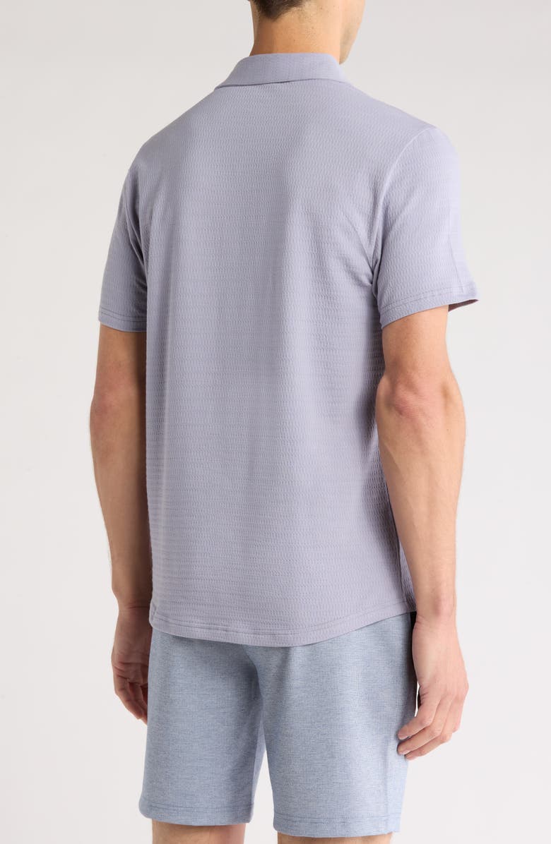 WESTZEROONE Freeson Short Sleeve Stretch Cotton Button-Up Shirt, Alternate, color, Lavender Whisper