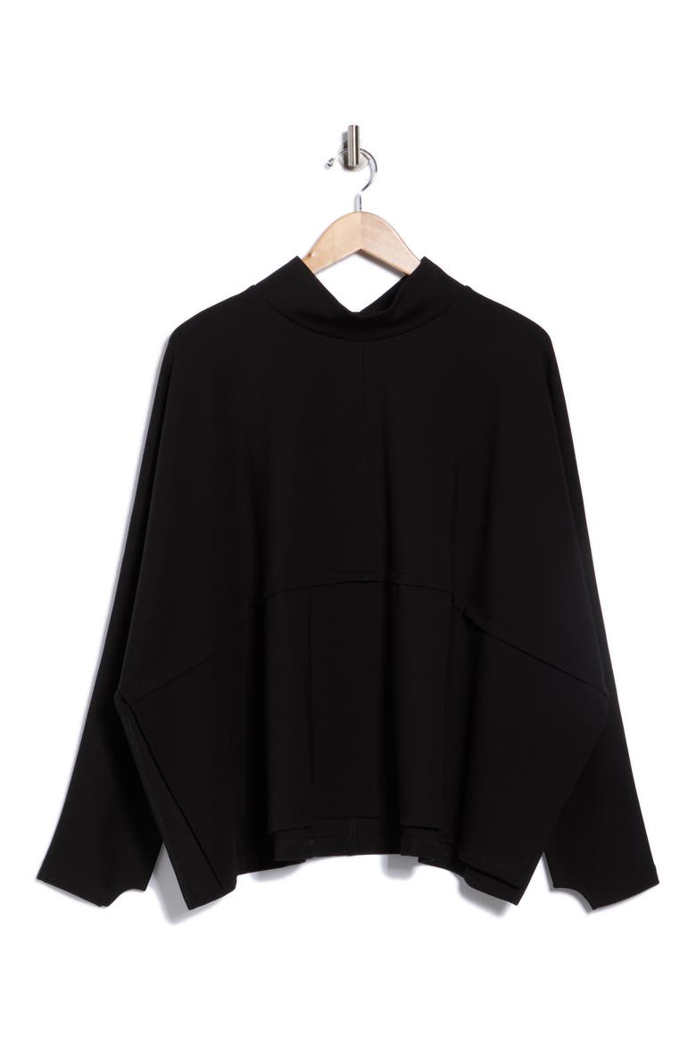 Oversized Sweatshirt, Alternate, color, BLACK