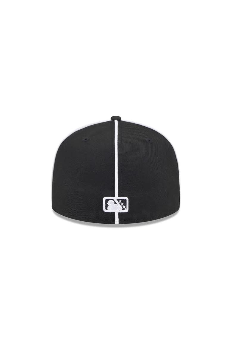 Men's New Era  Black Richmond Flying Squirrels Theme Nights 59FIFTY Fitted Hat, Alternate, color, Black