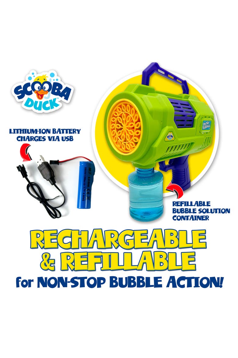 Hyper Bubbles Blaster, Electric Handheld, Usb Charging, Alternate, color, Multicolored