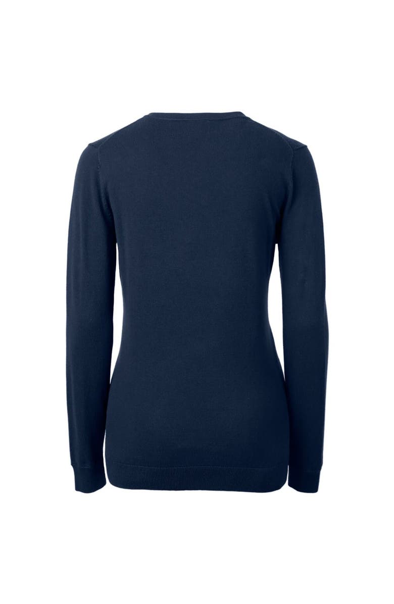 Cutter & Buck Women's Cutter & Buck Navy Buffalo Bills Lakemont Tri-Blend V-Neck Sweater, Alternate, color, 