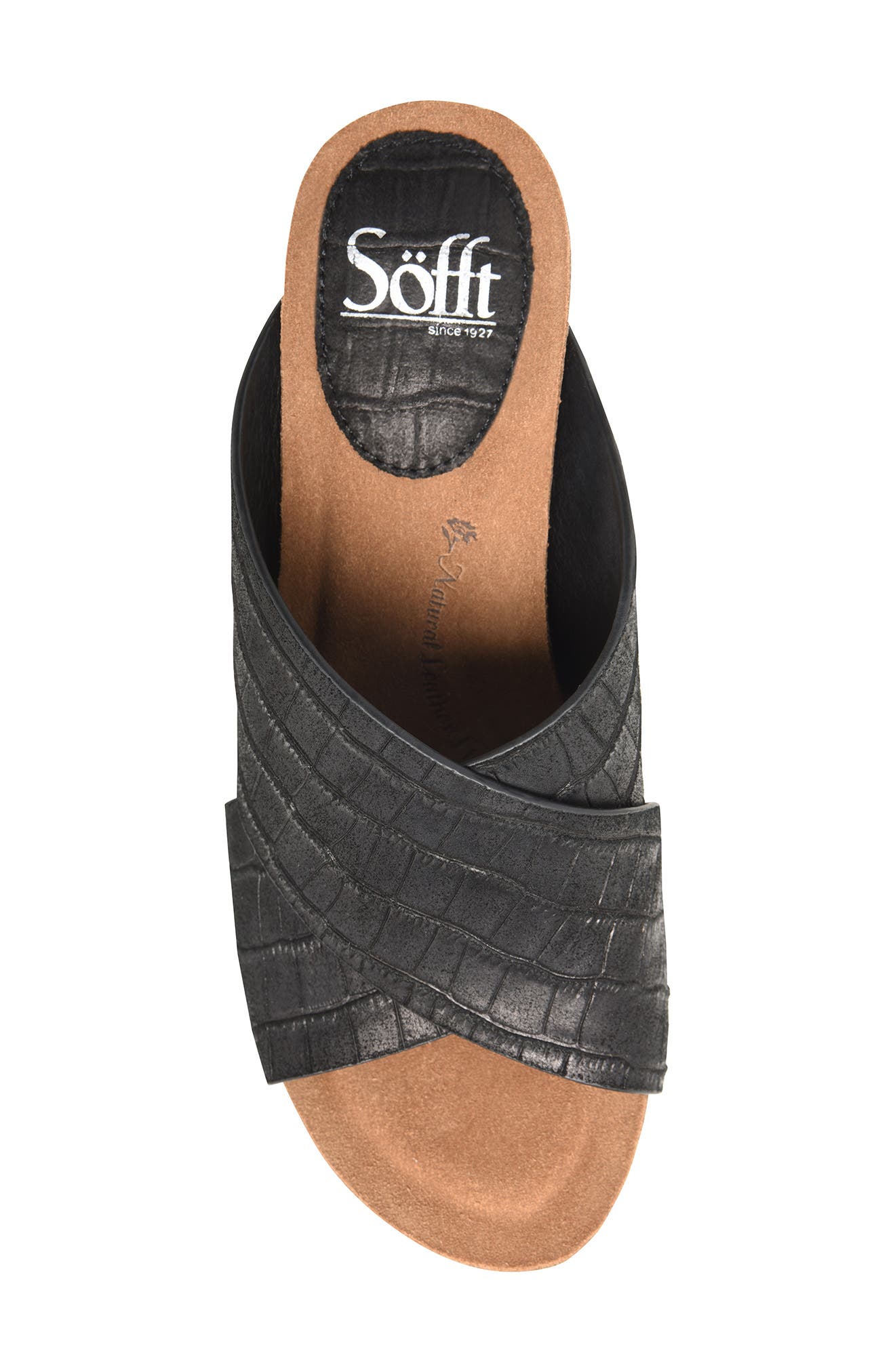Söfft Ciera Crisscross Wedge Sandal, Alternate, color, 