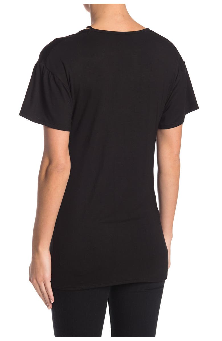 GO COUTURE Scoop Neck T-Shirt, Alternate, color, 