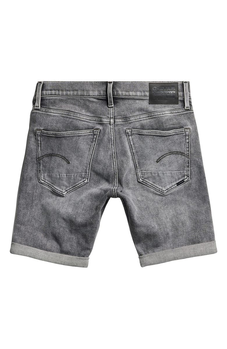 G-STAR 3301 Slim Fit Denim Shorts, Alternate, color,