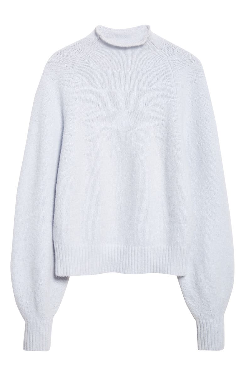 Proenza Schouler Cashmere Blend Funnel Neck Sweater, Alternate, color, Light Blue