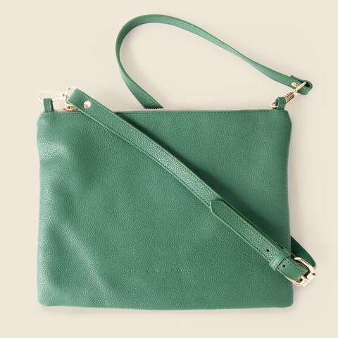 Leather Crossbody Bag with Adjustable Strap